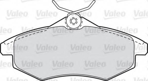 VALEO 301500 Комплект гальмівних колодок, дискове гальмо