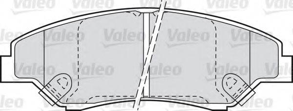 VALEO 598511 Комплект гальмівних колодок, дискове гальмо