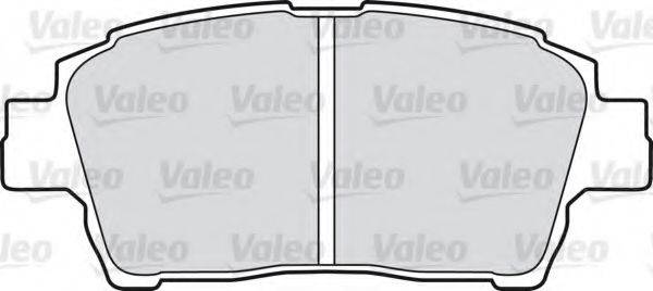 VALEO 598917 Комплект гальмівних колодок, дискове гальмо