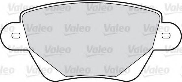 VALEO 598527 Комплект гальмівних колодок, дискове гальмо