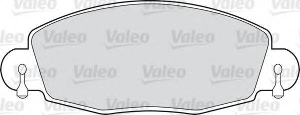 VALEO 598432 Комплект гальмівних колодок, дискове гальмо