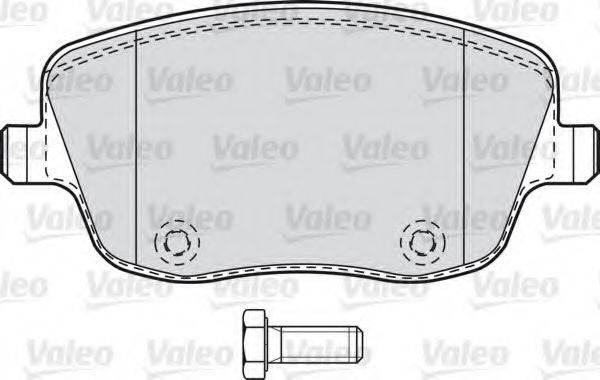VALEO 301720 Комплект гальмівних колодок, дискове гальмо