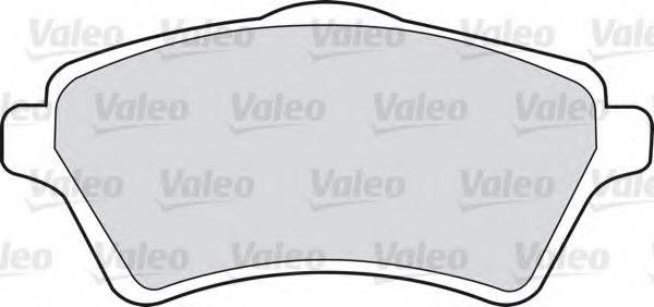 VALEO 598514 Комплект гальмівних колодок, дискове гальмо