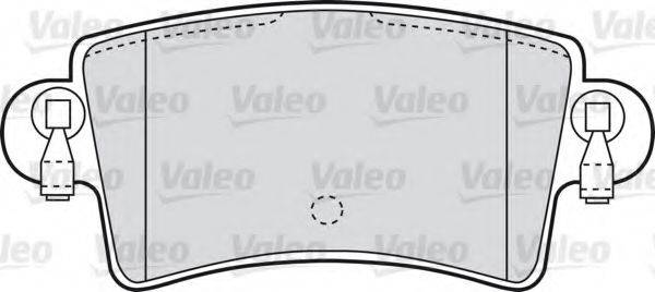 VALEO 23669 Комплект гальмівних колодок, дискове гальмо