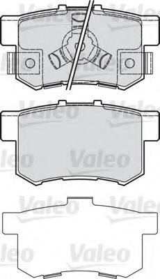 VALEO 601043 Комплект гальмівних колодок, дискове гальмо