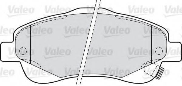 VALEO 301665 Комплект гальмівних колодок, дискове гальмо