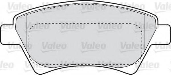 VALEO 23930 Комплект гальмівних колодок, дискове гальмо