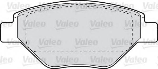 VALEO 301557 Комплект гальмівних колодок, дискове гальмо
