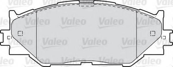 VALEO 301035 Комплект гальмівних колодок, дискове гальмо