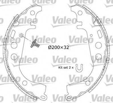 TOYOTA 449552100 Комплект гальмівних колодок