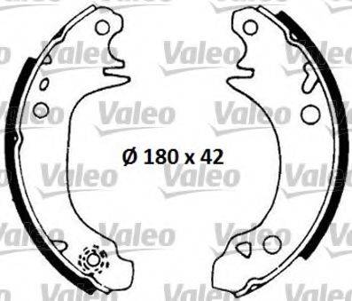 VALEO 553623 Комплект гальмівних колодок