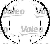 VALEO 554710 Комплект гальмівних колодок