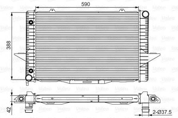 VOLVO 5003823 Радіатор, охолодження двигуна
