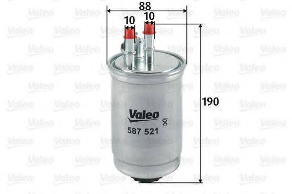 VALEO 587521 Паливний фільтр