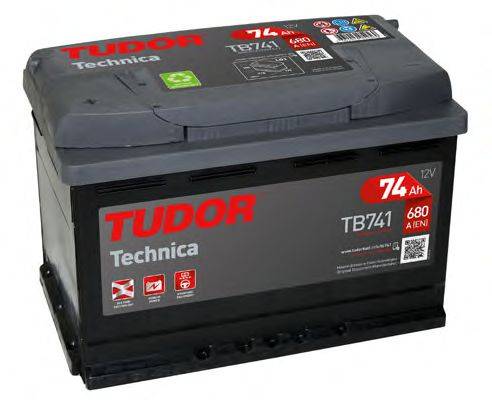 TUDOR TB741 Стартерна акумуляторна батарея; Стартерна акумуляторна батарея