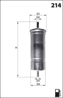 MECAFILTER E13 Паливний фільтр