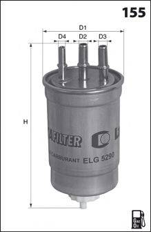 MECAFILTER ELG5290 Паливний фільтр