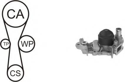 AIRTEX WPK158501 Водяний насос + комплект зубчастого ременя