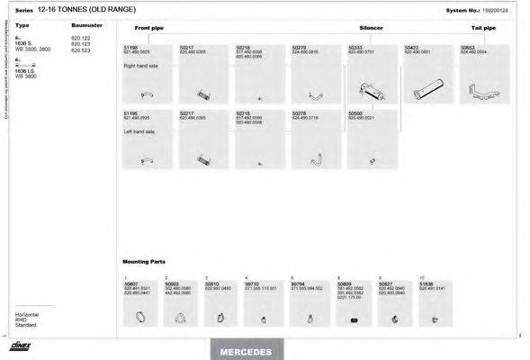 DINEX 150200124 Система випуску ОГ