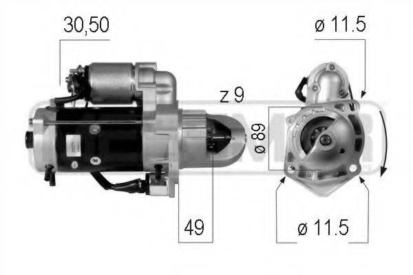 STARLINE SX5091 Стартер