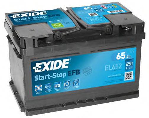 EXIDE EL652 Стартерна акумуляторна батарея; Стартерна акумуляторна батарея