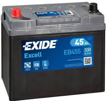 EXIDE EB455 Стартерна акумуляторна батарея; Стартерна акумуляторна батарея