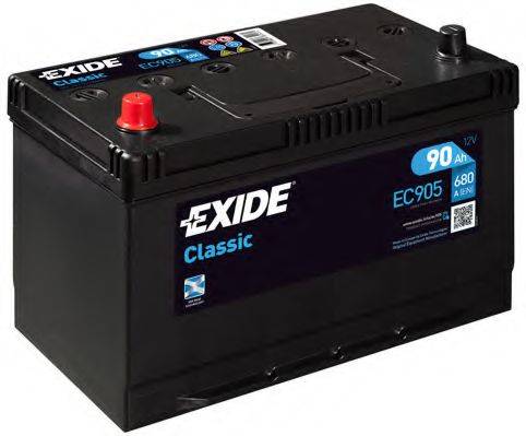 EXIDE EC905 Стартерна акумуляторна батарея; Стартерна акумуляторна батарея