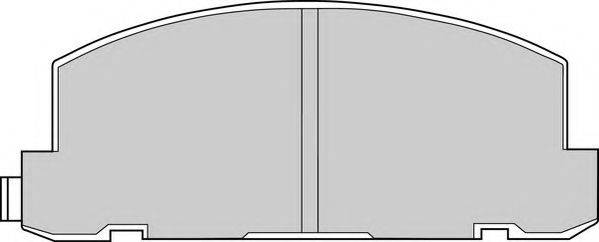 NECTO 20880 Комплект гальмівних колодок, дискове гальмо