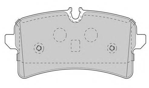 REMSA 1505.2 Комплект гальмівних колодок, дискове гальмо