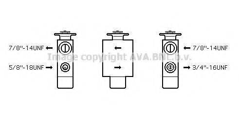 AVA QUALITY COOLING BW1093 Розширювальний клапан, кондиціонер