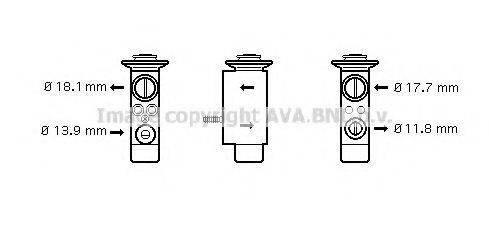 KRAMER 0151.0023 Розширювальний клапан, кондиціонер