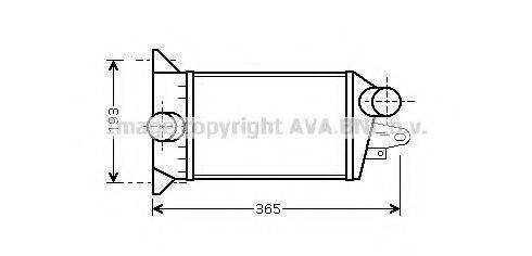 AVA QUALITY COOLING FD4354 Інтеркулер