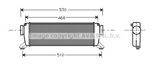 AVA QUALITY COOLING MSA4261 Інтеркулер