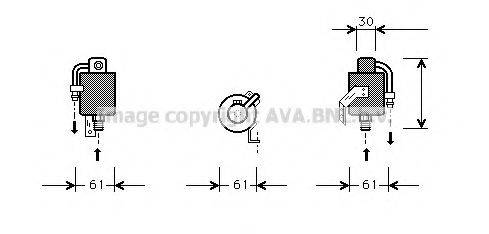 AVA QUALITY COOLING MSD073 Осушувач, кондиціонер