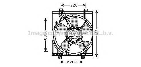 AVA QUALITY COOLING MT7526 Вентилятор, охолодження двигуна