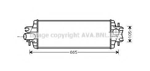 AVA QUALITY COOLING RT4358 Інтеркулер