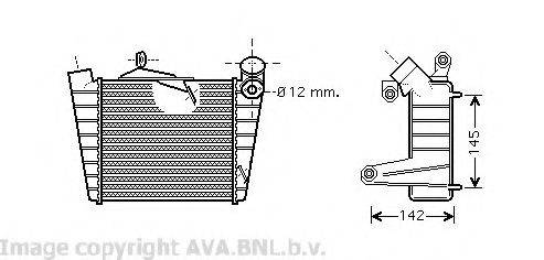 AVA QUALITY COOLING VW4213 Інтеркулер
