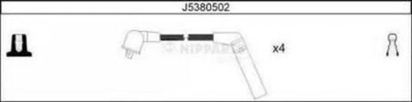 NIPPARTS J5380502 Комплект дротів запалювання