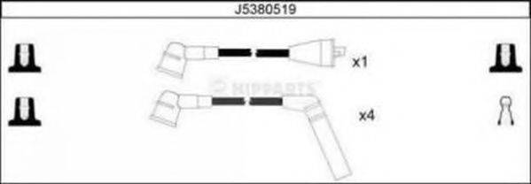 NIPPARTS J5380519 Комплект дротів запалювання