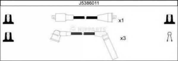 NIPPARTS J5386011 Комплект дротів запалювання