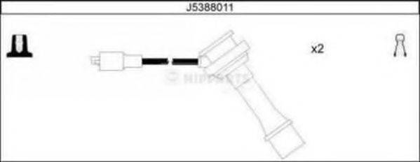NIPPARTS J5388011 Комплект дротів запалювання