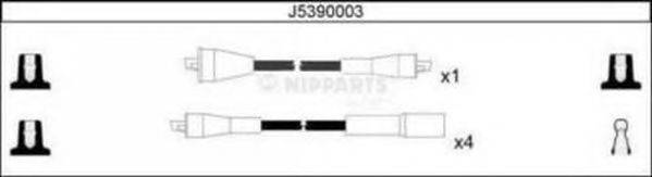 NIPPARTS J5390003 Комплект дротів запалювання