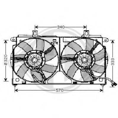 DIEDERICHS 4210101 Вентилятор, охолодження двигуна