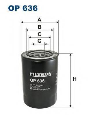 FILTRON OP636 Масляний фільтр