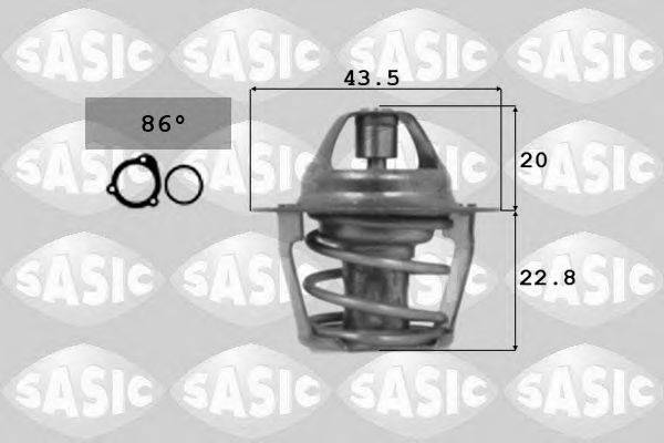 SASIC 9000106 Термостат, охолоджуюча рідина
