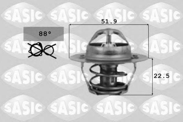 SASIC 9000124 Термостат, охолоджуюча рідина