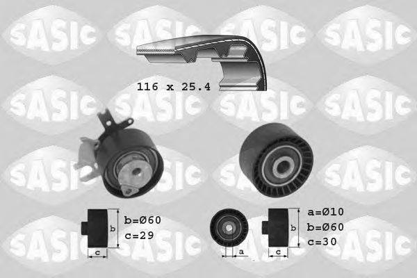 SASIC 1750014 Комплект ременя ГРМ