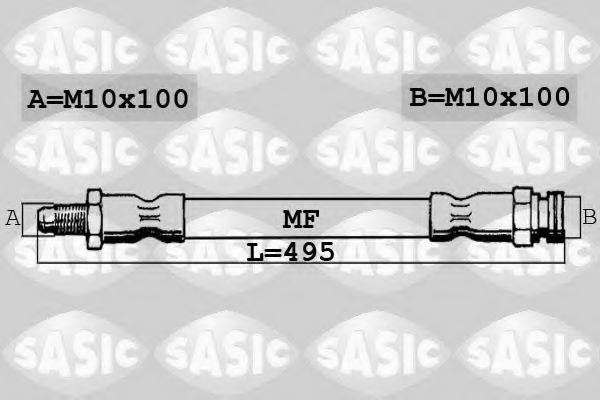 SASIC 6600016 Гальмівний шланг