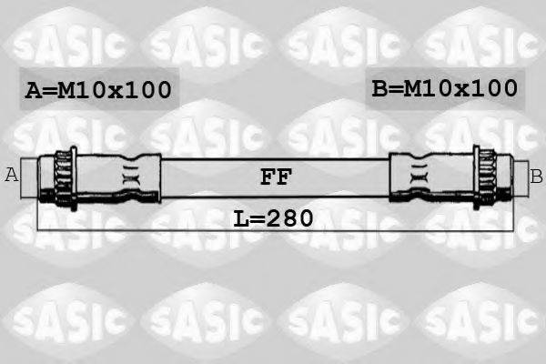 SASIC 6600018 Гальмівний шланг