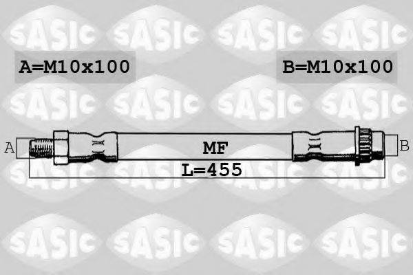 SASIC 6604012 Гальмівний шланг